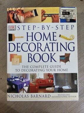 DK Step-By-Step Home Decorating Book - White & Blue Cover Y2k Era